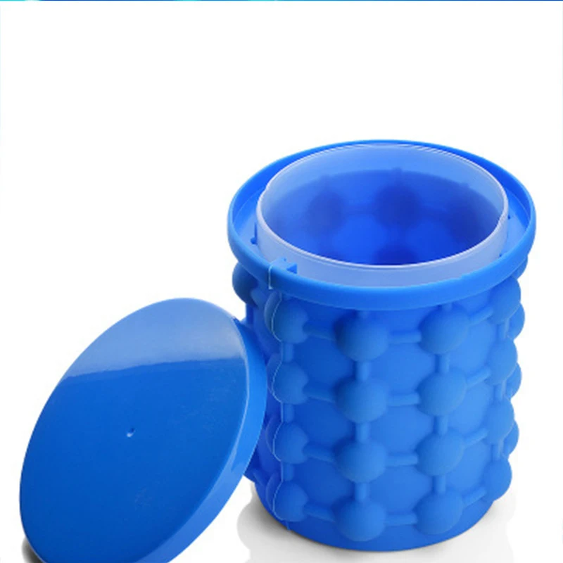 1pc-Silicone Ice Cube Maker Portable Bucket Wine Ice Cooler Beer Cabinet Space Saving Kitchen Tools Drinking Whiskey Freeze