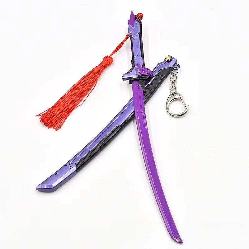 22cm New Game Figure Perimeter Metal Craftsmanship Model Scene Props Backpack Decorative Pendant Ornaments Christmas Gifts Toys