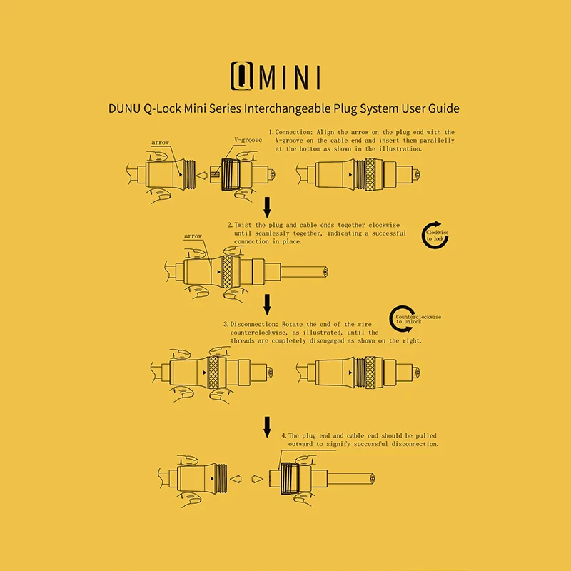 Мини-кабель для наушников DUNU Lyre, 240-жильный медный провод высокой чистоты OCC, 2-контактный разъем MMCX/0,78