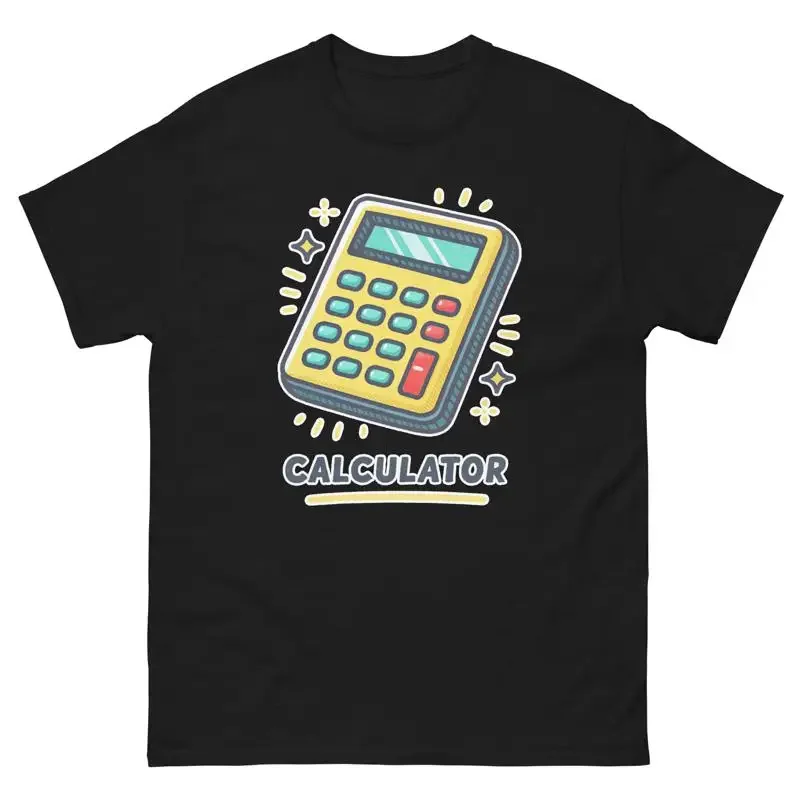 Calculator School Classroom Object Office Teacher T Shirt