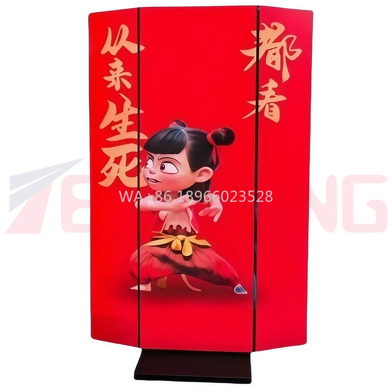 

1280x1920 мм Gob светодиодный экранный модуль видеопередачи подвижные двухсторонние сложенные колеса для плакатов для рекламы мобильного лифта