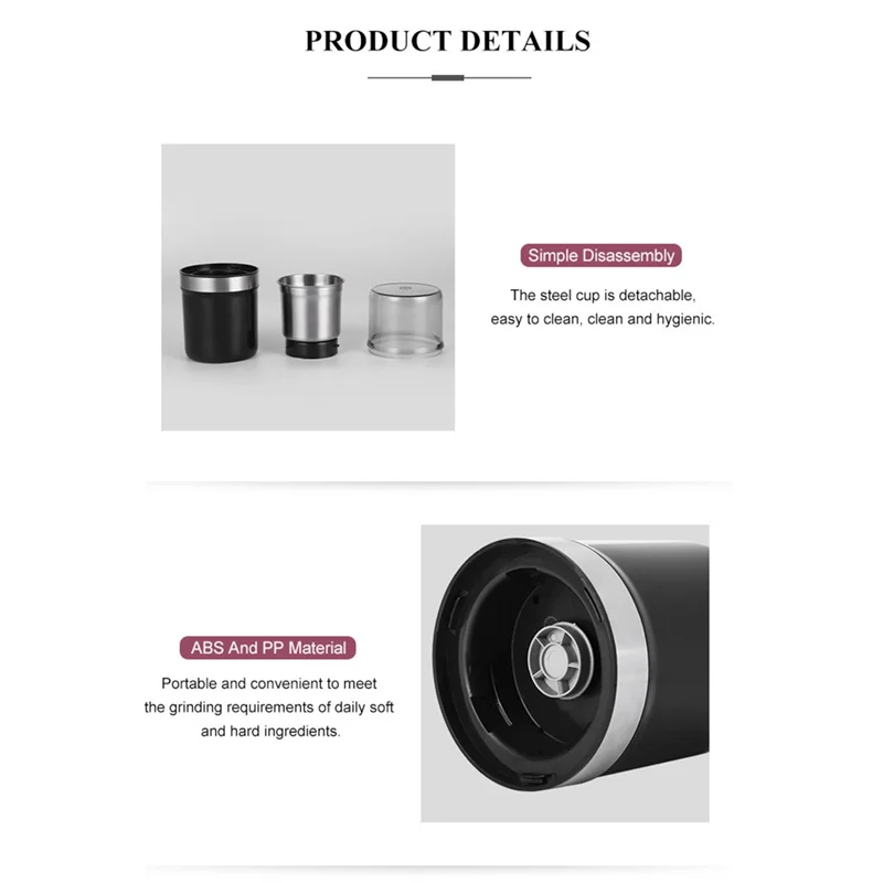-FDDT Coffee Grinder Food Wall Breaker Wet And Dry Grinder Garlic Beater Juicer EU Plug
