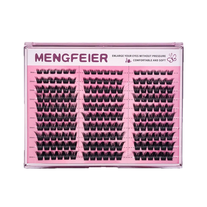 Ciglia finte segmentate moncluster per toelettatura: applicazione pigra per ciglia finte fai-da-te di lunga durata e non macchie