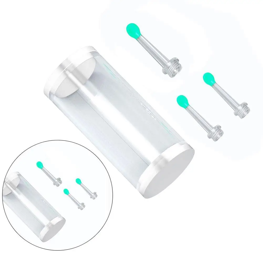 Ear Spoon Replacement Head  Transparent Earwax Picker  Intelligent Earwax  Replace  Visual Ear Cleaner