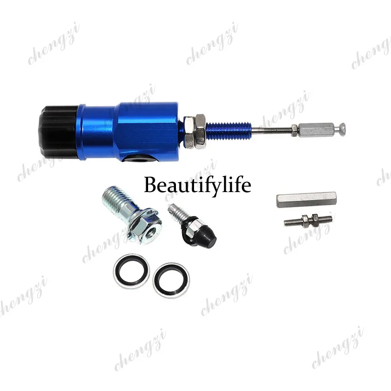 Universal motorcycle modification parts: CNC hydraulic clutch pull-wire model with 14MM lower pump piston view 3