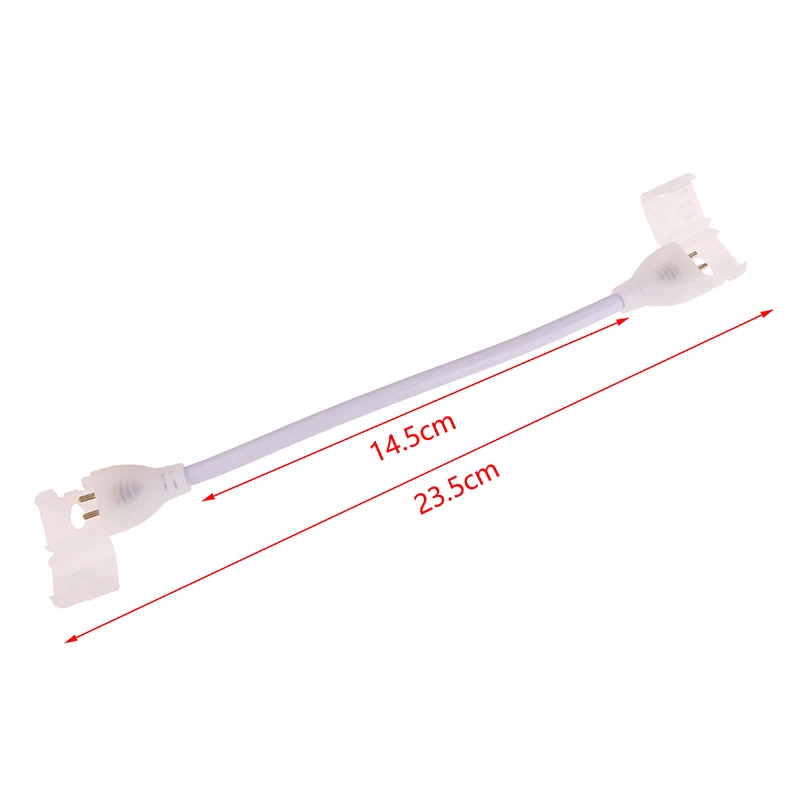 【F】220V EU LED Strip Plug For Cob 360LEDs 12mm Light Strip Connector 2pin COB Led Strip Light Fix Clips Connector Accessories