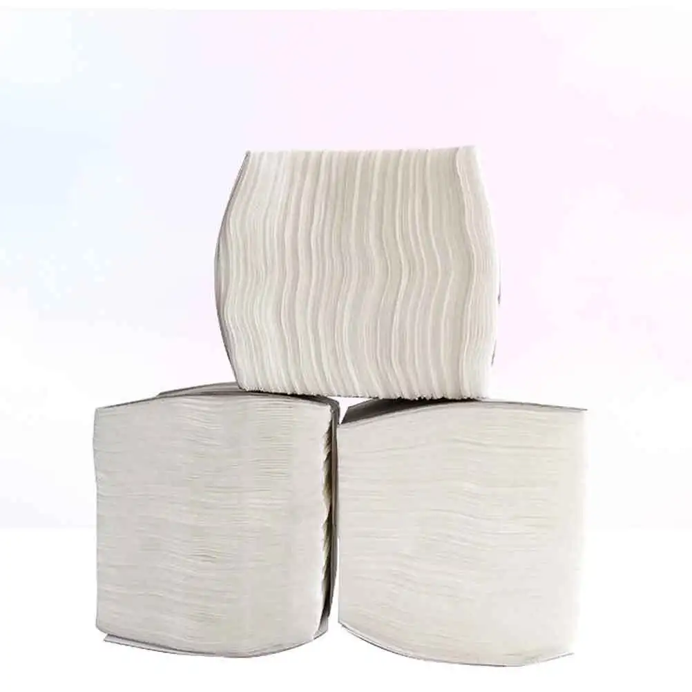 300 pezzi di rimozione 10 cm in tessuto non tessuto salviette per la pulizia del viso cura della pelle tamponi per la pulizia del viso salone uso domestico bianco