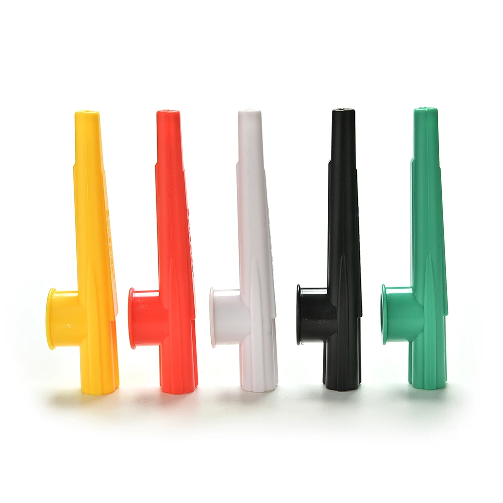 1Pc Plastic Flute Kazu Flute Children's Learning Accompaniment Kindergarten Playing Teaching Aids