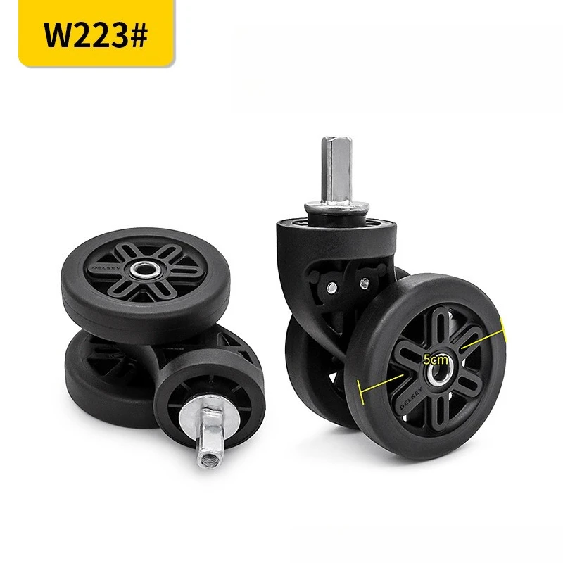 

1/2pcs Universal Wheel Mute Wheel Suitable for The French Ambassador DELSEY for Luggage Accessories Replacement Spare Parts