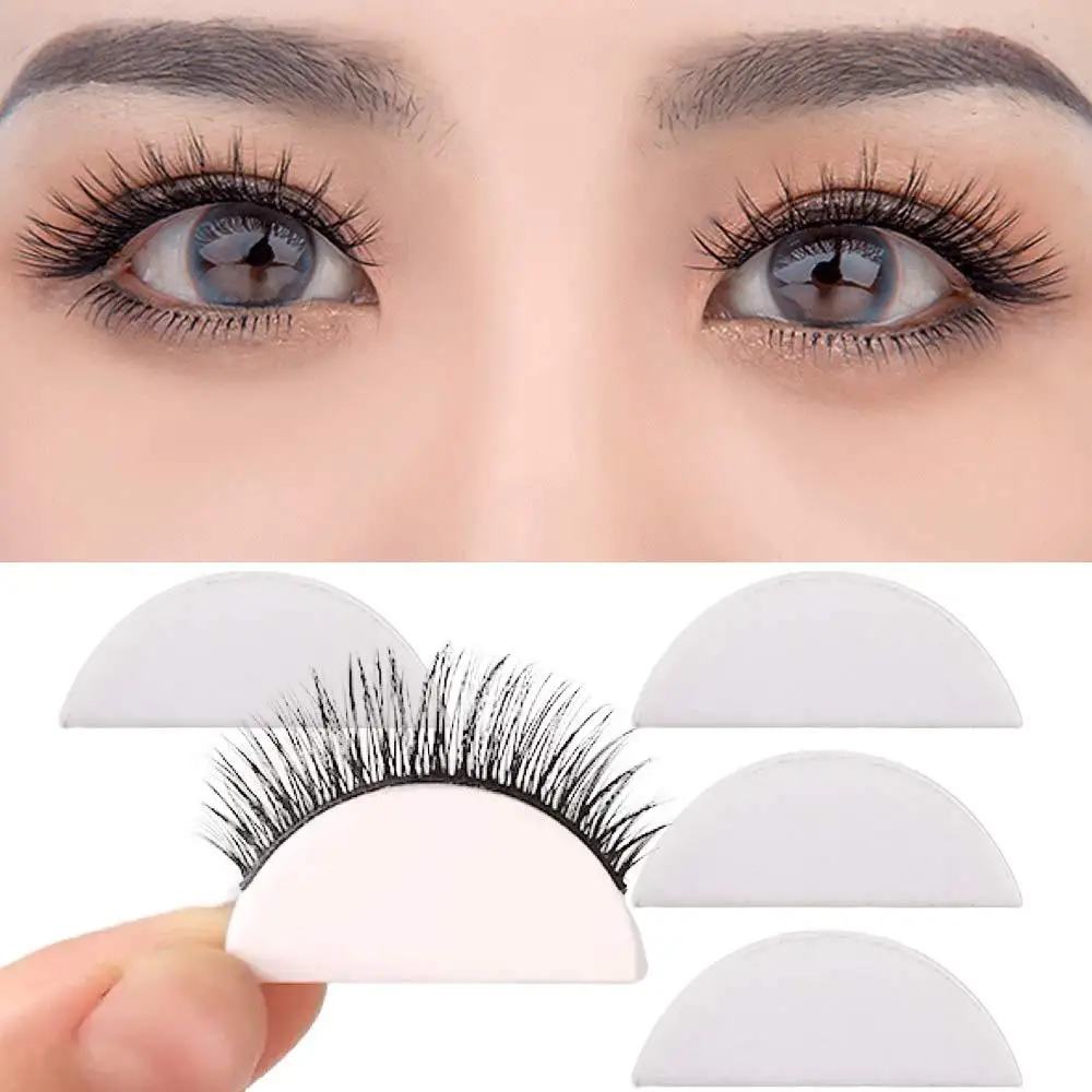 

Try On Practice Exhibit Eyelash Display Tray Eyelash Extension Training Fake Lashes Holder False Eyelash Display Board