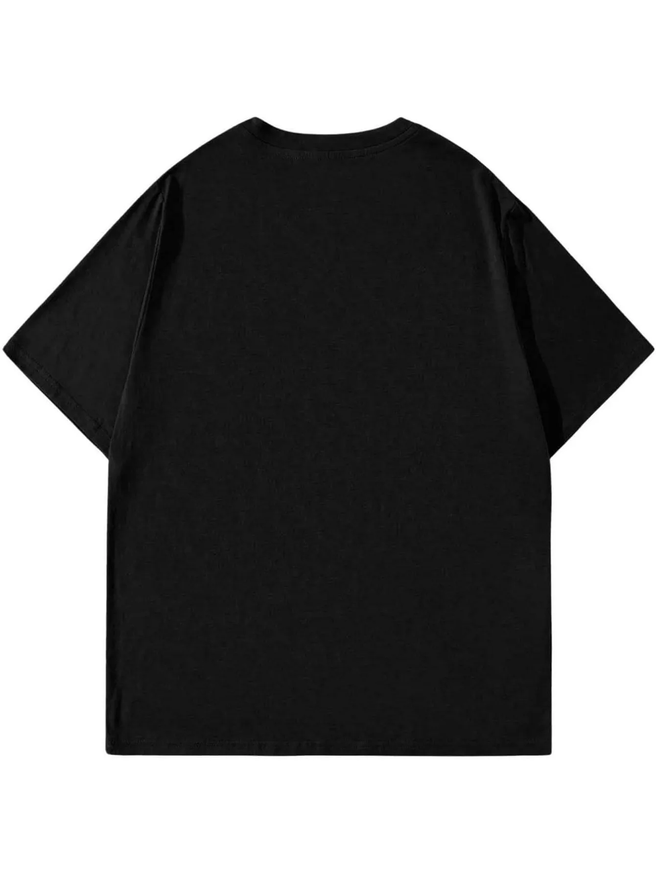 Pink skull printed T-shirt, short-sleeved crew neck casual top, machine washable comfort, loose version, soft fabric