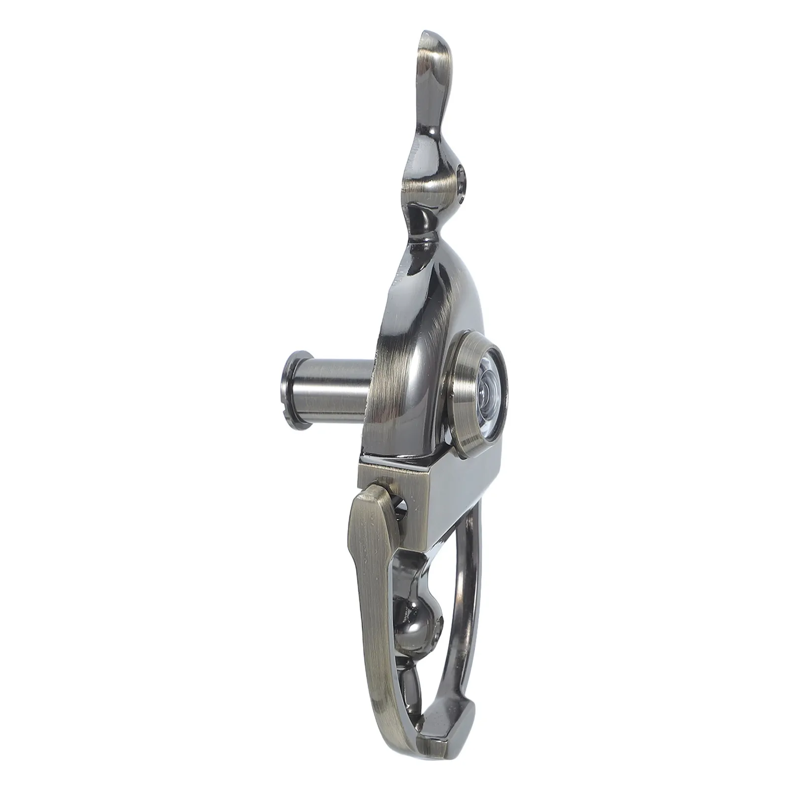

Zinc Alloy 6 Inch Vintage Door Knocker Peephole Ring Pull Front Entry Door Hardware Home Security Exterior