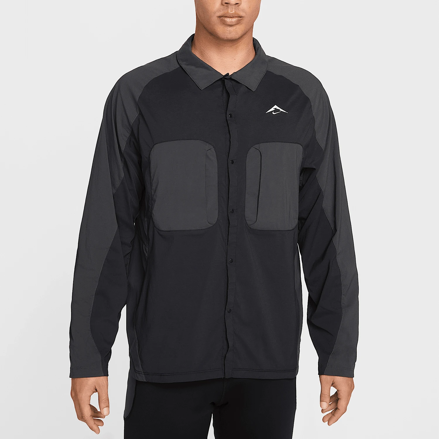 Nike genuine comfortable new men's loose casual patchwork jacket jacket HJ5080-010