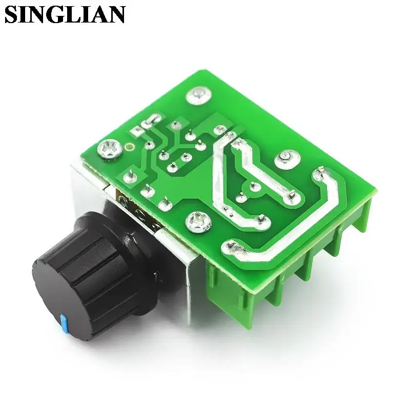 10pcs AC 220V 2000W SCR High-power Electronic Voltage Regulator Light Regulation Speed Regulation Temperature Regulation Module