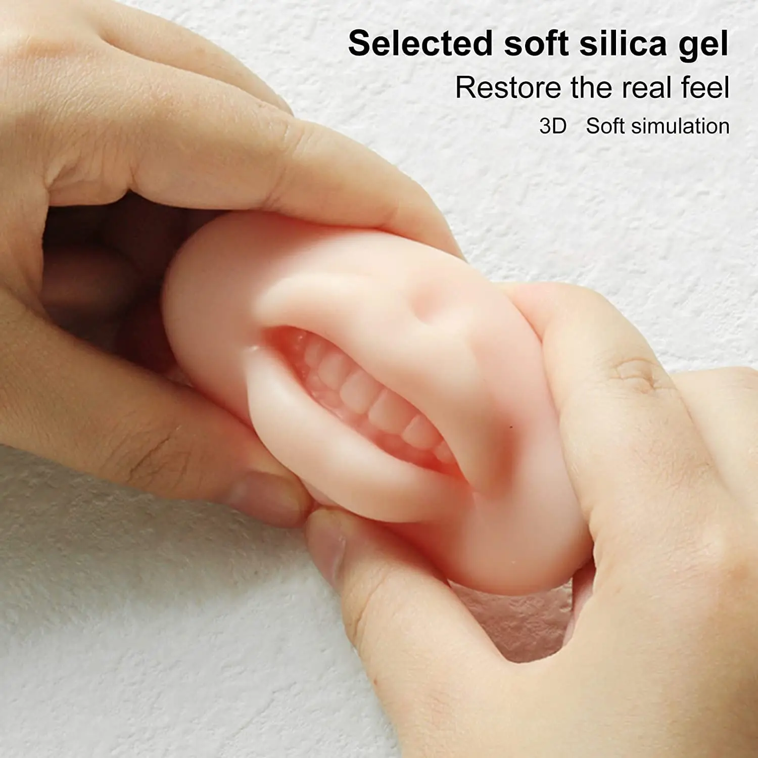 1/3/5Pcs Soft Silicone Lip Practice 3D Practice Lips Mold With Teeth Reusable Training Skin For Lip Blush Permanent Makeup