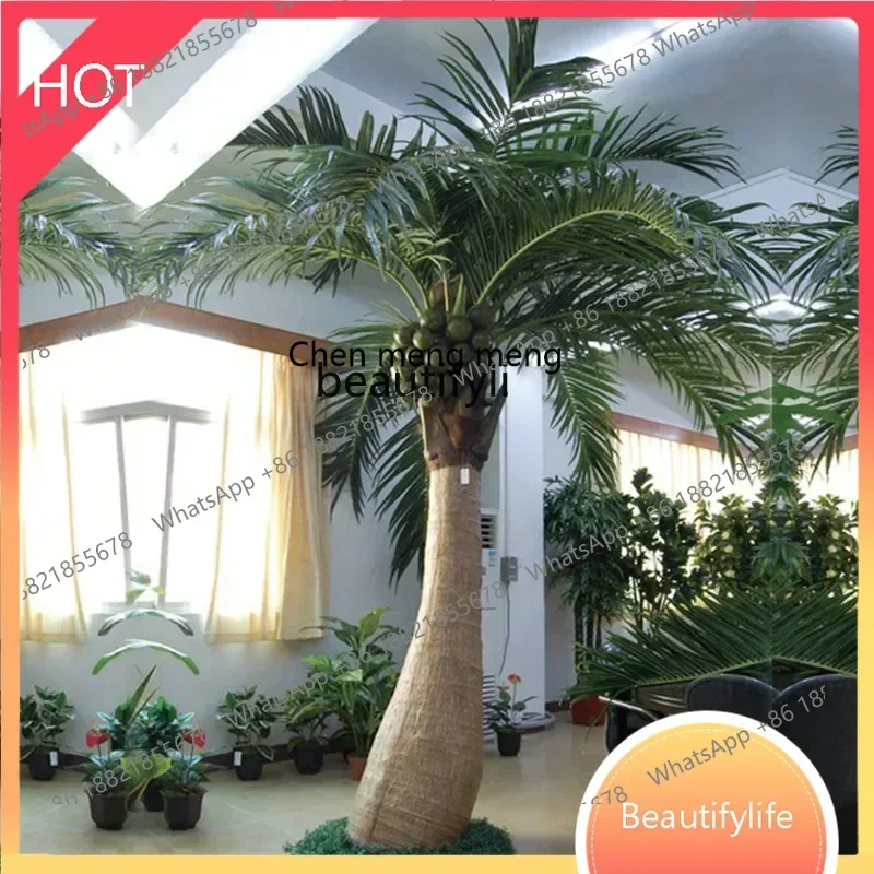 

new Simulated coconut tree, large fiberglass, simulated coconut tree landscaping, simulated palm tree ss 8617