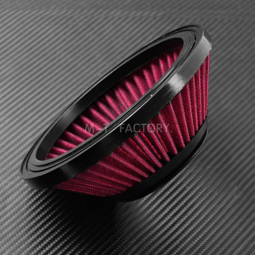 Motorcycle Air filter Red Element Replacement PM Air Cleaner For Harley Sportster XL 883 1200 Touring Street Glide Softail Dyna