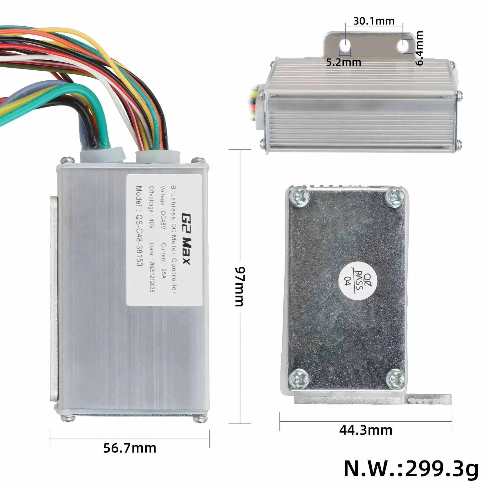 Elektroroller-Zubehör Hauptplatine Controller Farbdisplay Instrument für Kukirin G2 Max Elektroroller – Detail 5