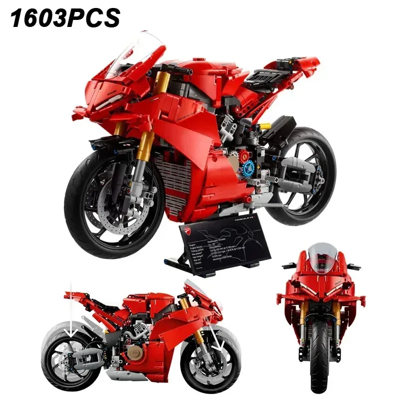 

1920-Piece Motorcycle Assembly Set: Stimulate Creativity with This DIY Building Kit for Boys