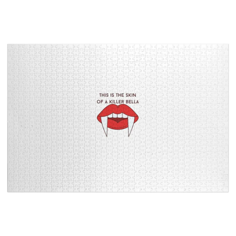 This is the Skin of a Killer Bella Jigsaw Puzzle Customizeds For Kids Animal Personalised Baby Wooden Puzzle