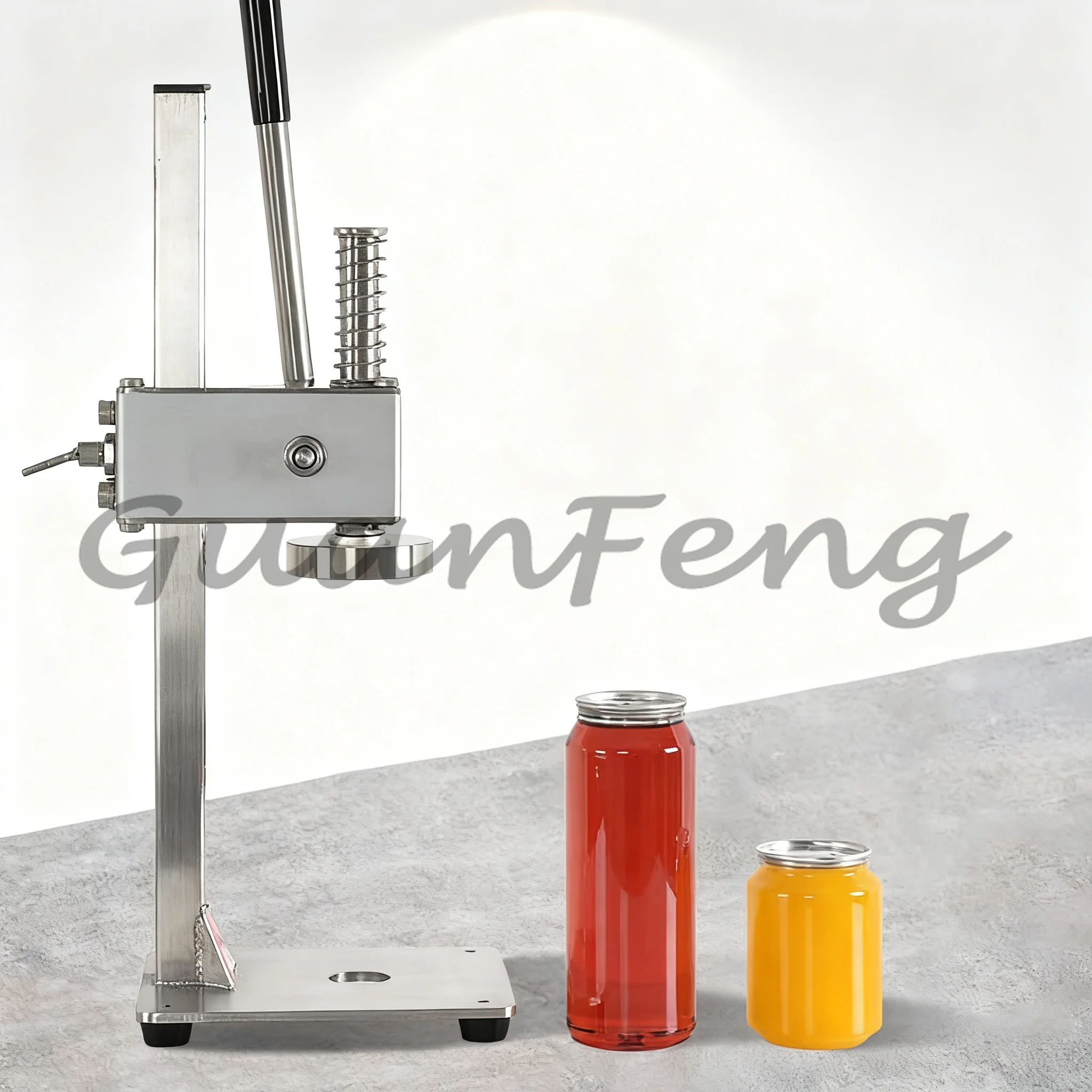 GJ-YGJ2025 Fully Automatic Sealing Machine Stainless Steel Cap Press for PET Bottles & Aluminum Cans