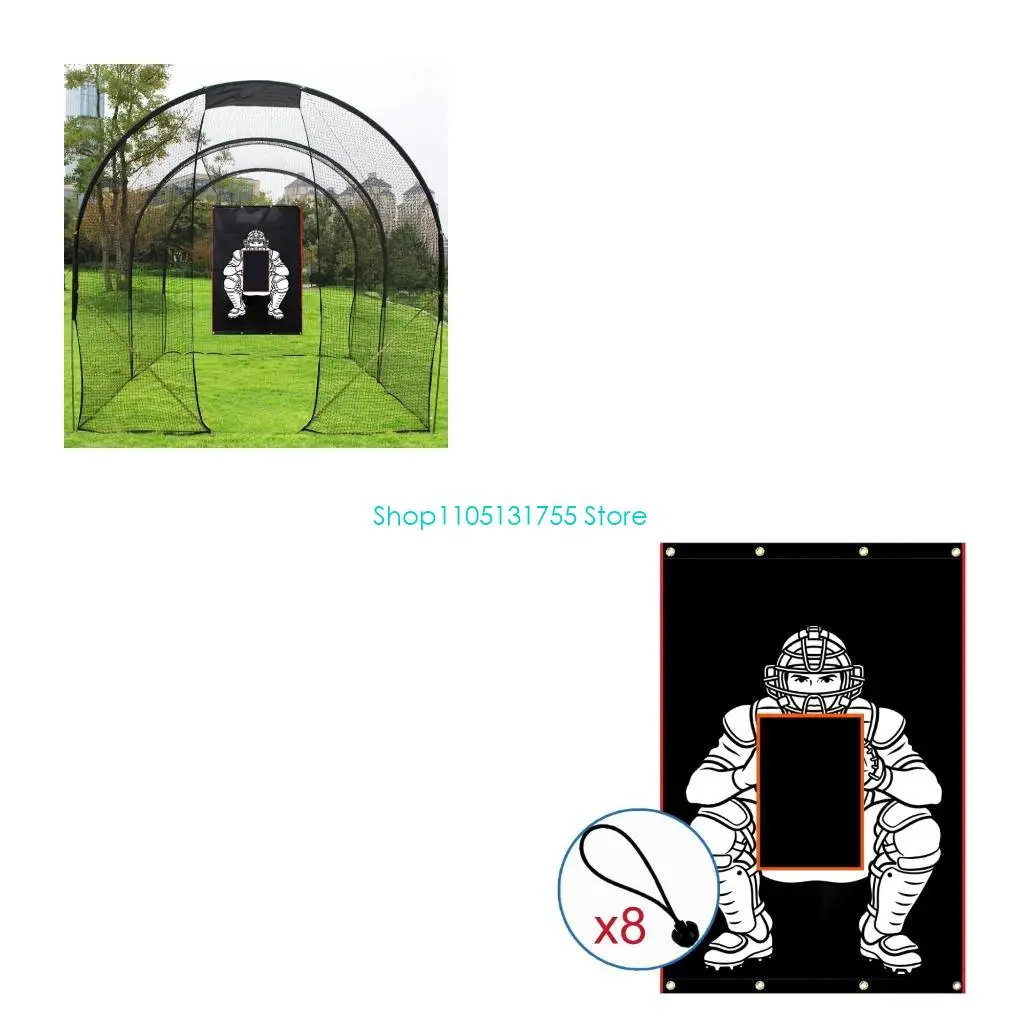 k0ef-professional-baseball-hitting-cage-liner-with-reinforced-grommets-oxford-fabric