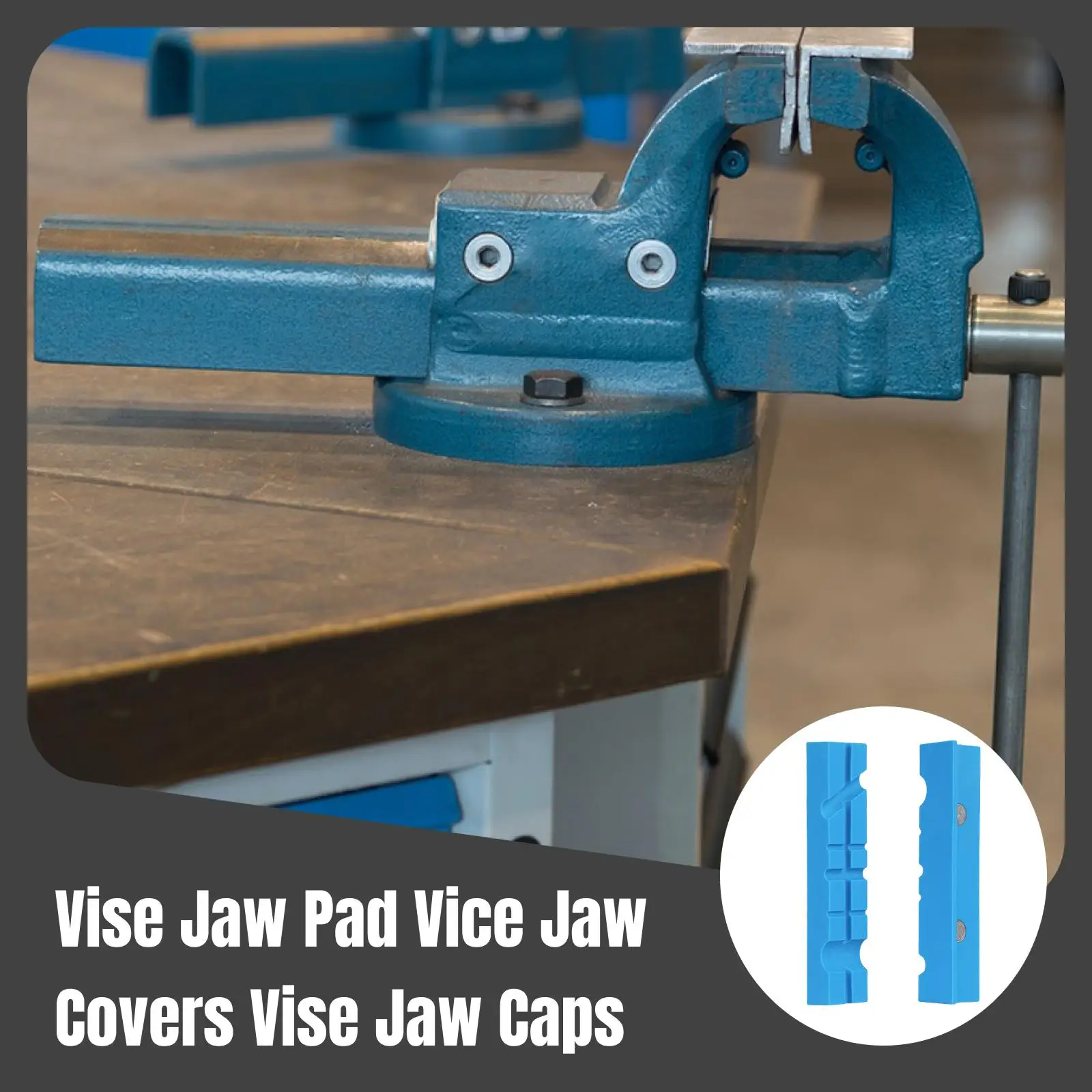 2x Multi-purpose Vise Accessories DIY Making Professional Soft Universal for Any Metal Bench Vice Vice Jaw Covers Vise Jaw Pads