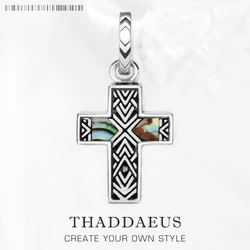 Pendant Personal Lucky Cross Summer Brand New Jewelry Europe 925 Sterling Silver Ethnic Gift For Women Men