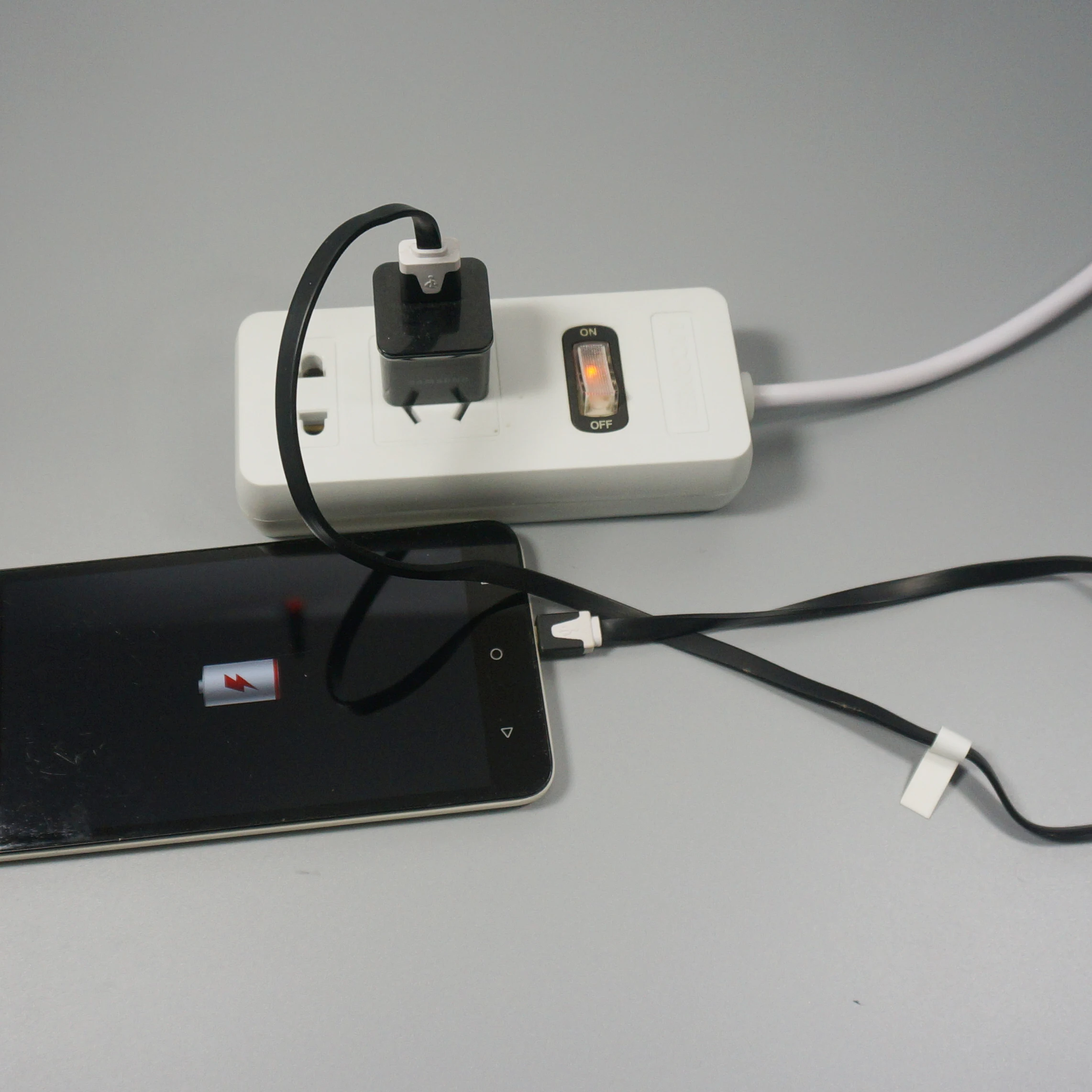 NEXTORCH UCC Flat Line Micro Usb Sync Flashlight Power Charger Cable 6 Inch -8 Feet