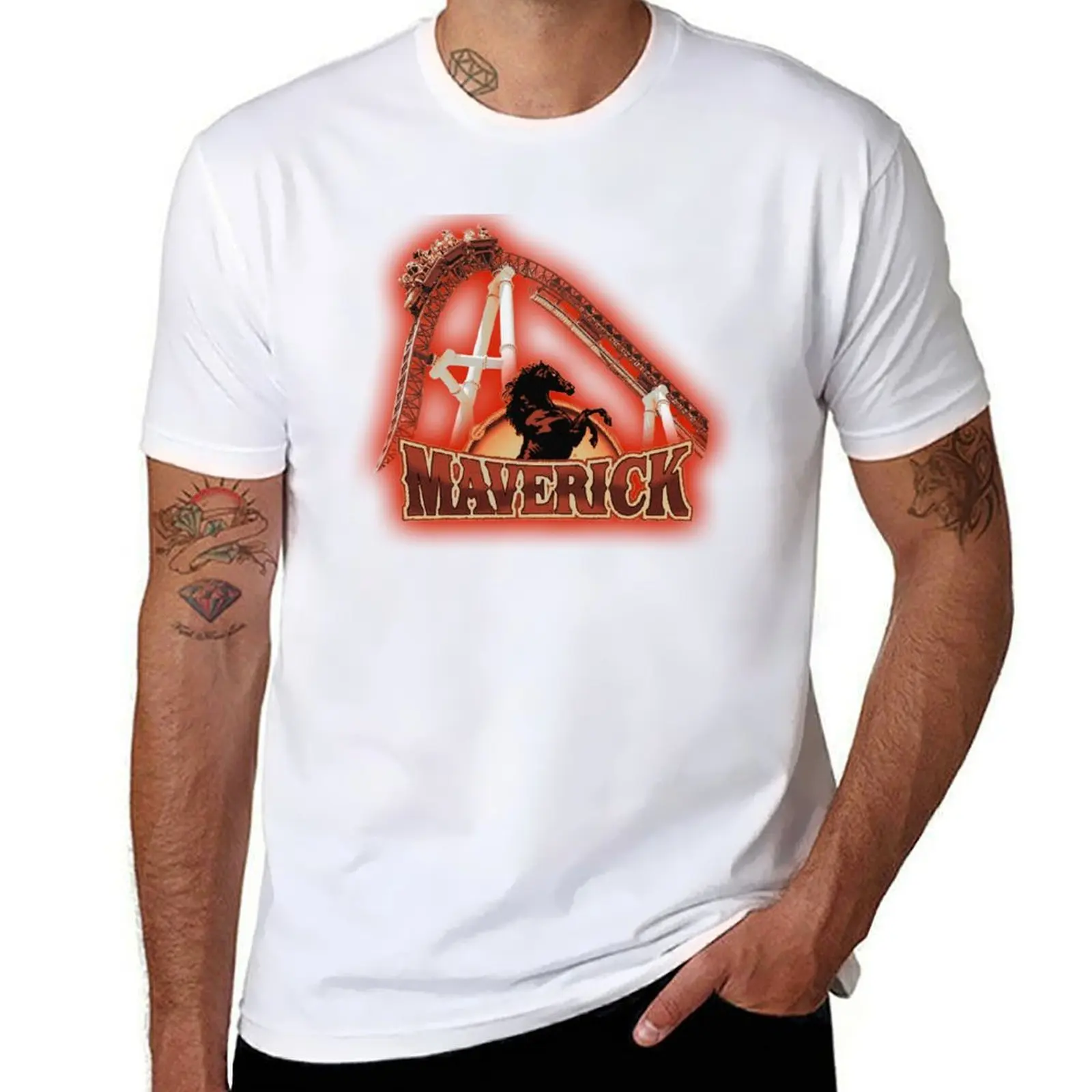 

Maverick T-Shirt Basic Plain Tee for Spring and Summer