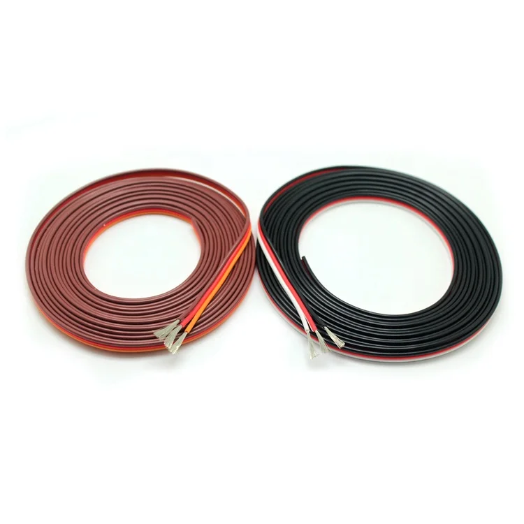 10 pçs 22awg 60 núcleos jr futaba servo cabo de extensão fio paralelo chumbo para acessórios diy em rc carro barco avião helicóptero