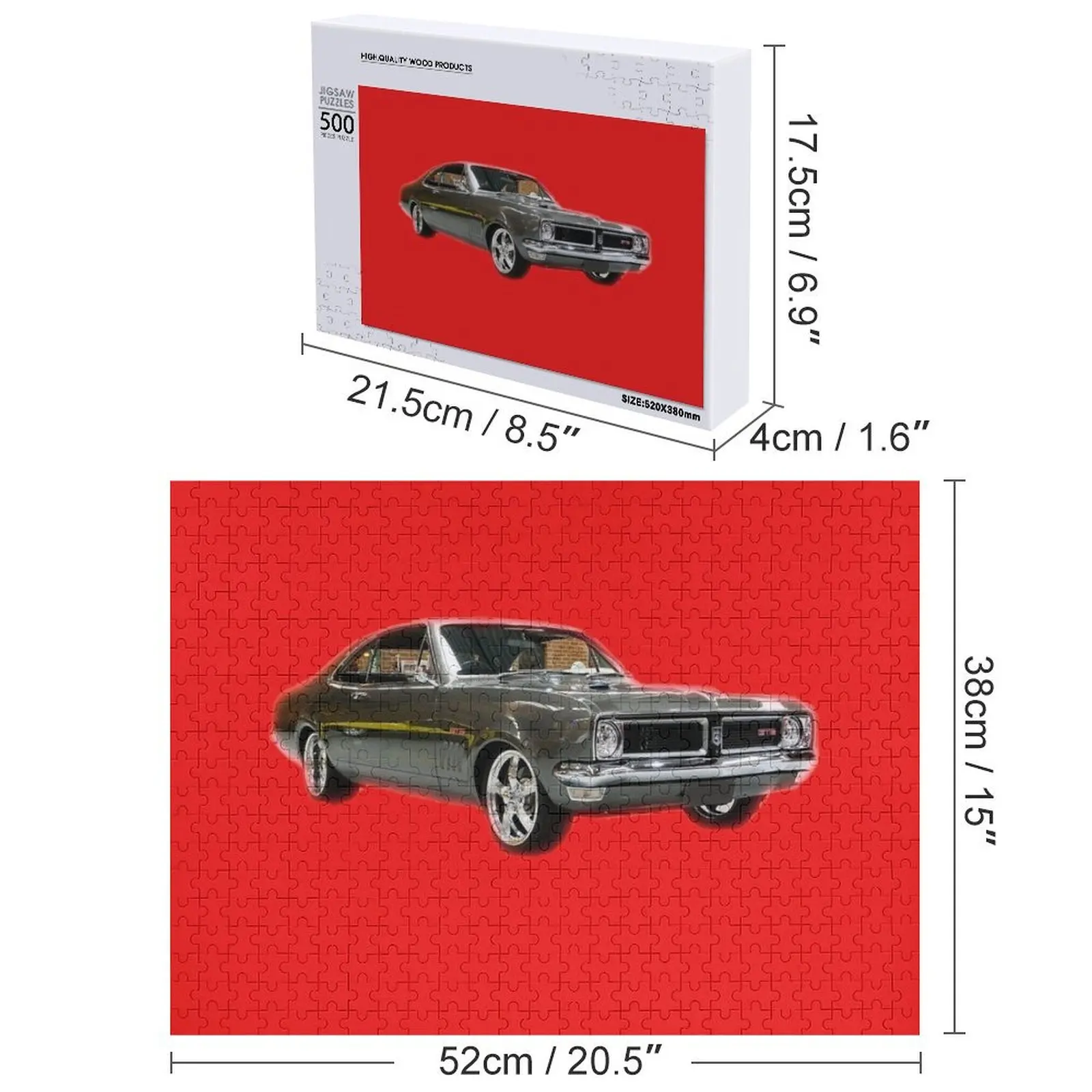 Holden Monaro 1971 Puzzle Foto Regali personalizzati Regalo personalizzabile personalizzato con foto puzzle