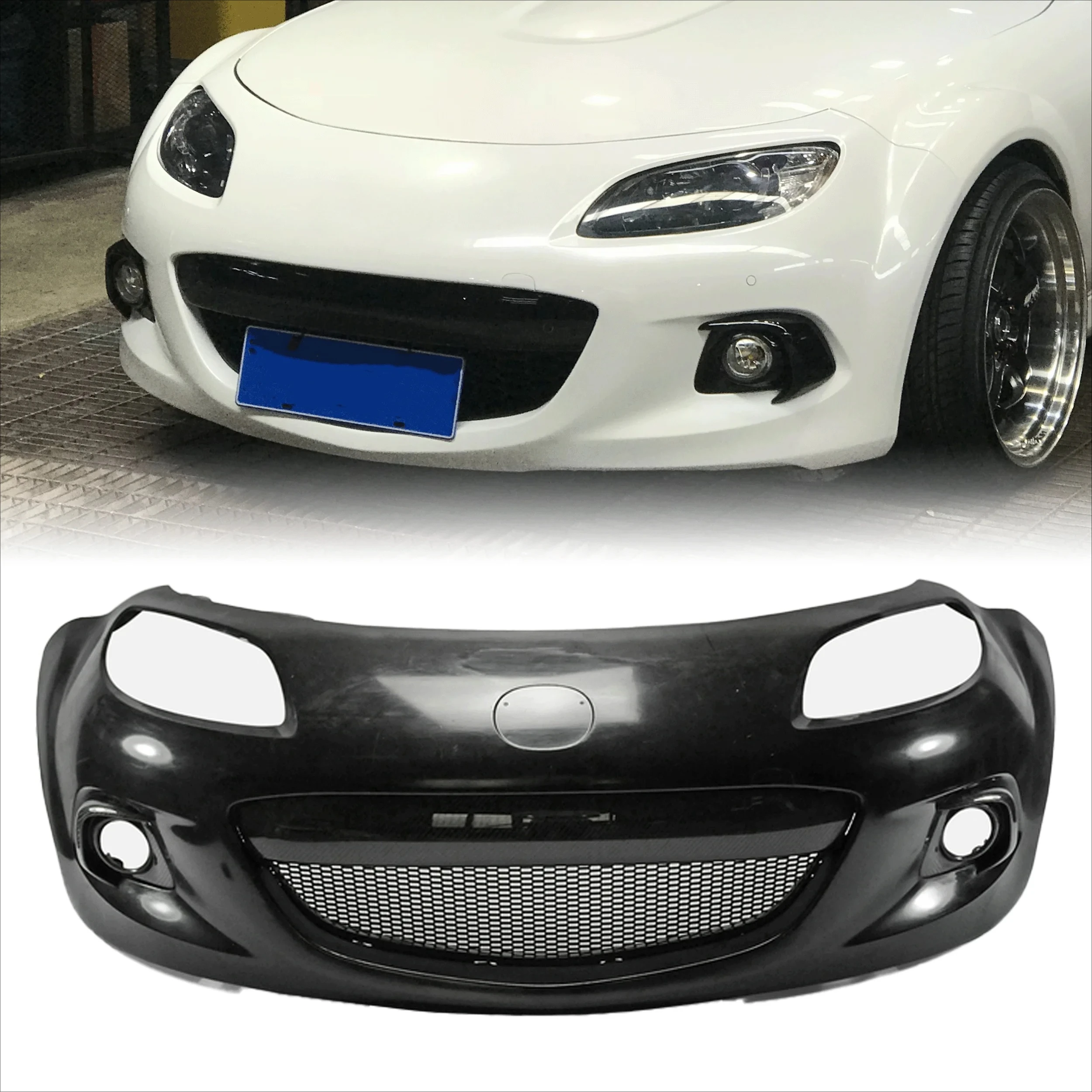 

Передний бампер из стекловолокна OEM для Mazda MX5 Roaster Miata NC3