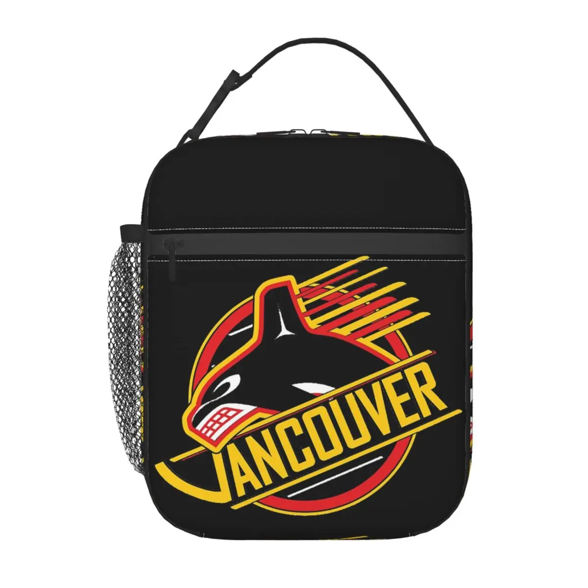 

Редкая изолированная сумка для обеда Vancouver Hockey Canucks для женщин и детей, портативные коробки для еды, термосумка для обеда
