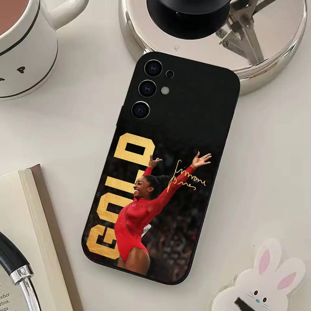 حافظة هاتف S-Simone Bil-es لهاتف سامسونج S25، S24، S21، S22، S23، S30، Ultra، S20، Plus، Fe، Lite، غطاء أسود ناعم