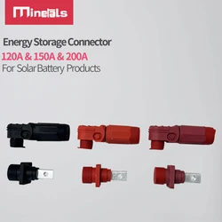 Copper Battery Energy Storage Connector 120A 150A 200A Quick Plug Terminal Flame Retardant Waterproof Power Terminal