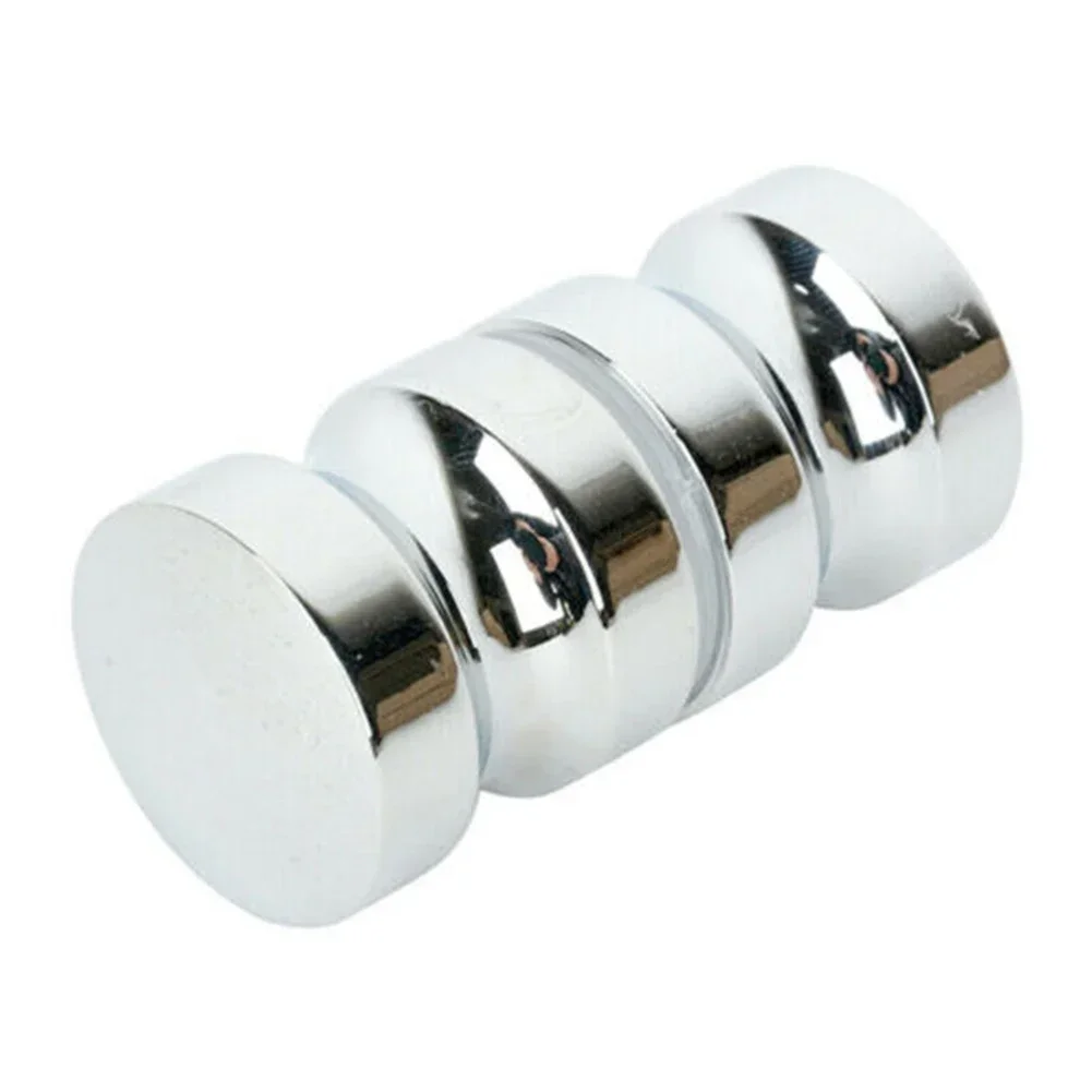 

Knob Door Handle Aluminum Alloy Chrome Plated Handle Knob Shower Door Brand New And High Quality Thicker Solid Material