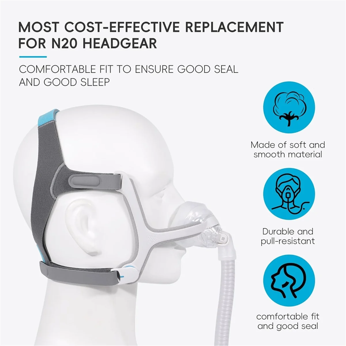أغطية رأس ABTX لأغطية الرأس/غطاء الرأس N20، استبدال أغطية الرأس N20 بمشابك مغناطيسية