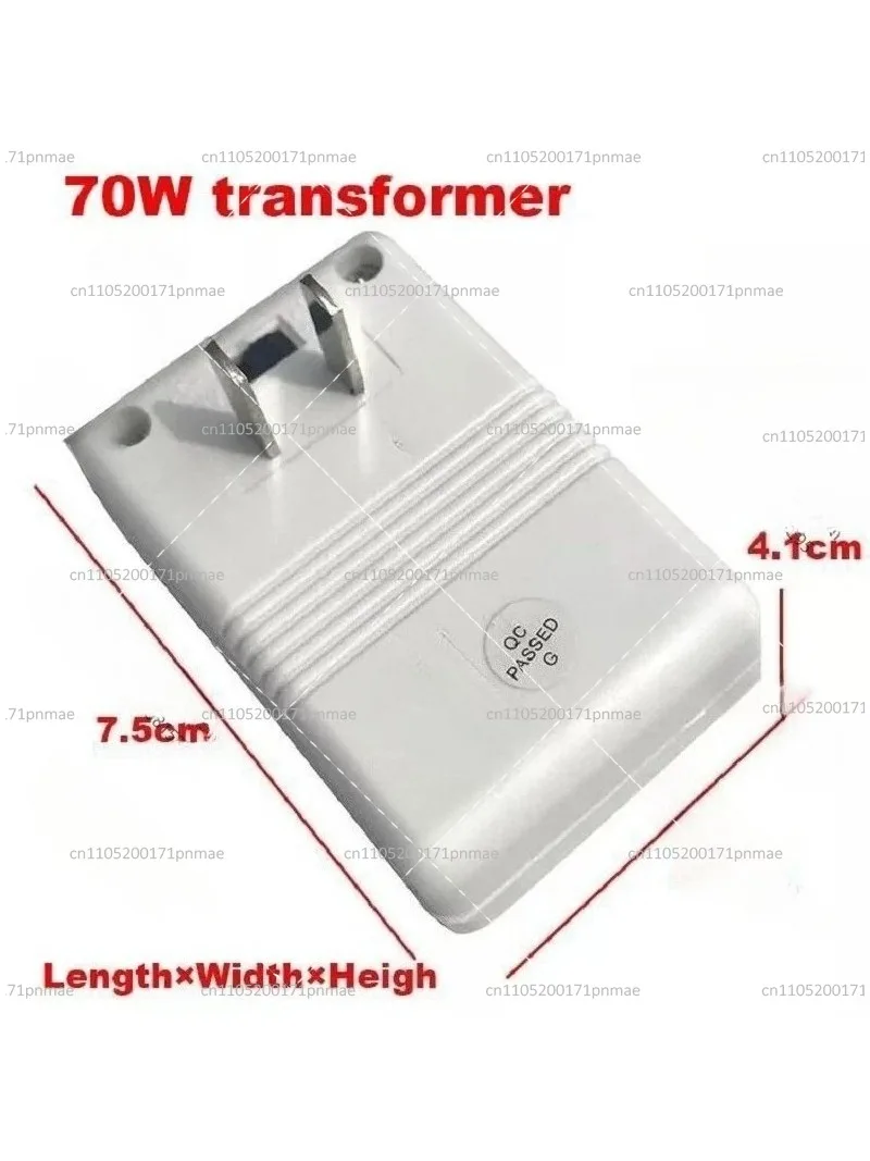 Universal Travel Adapter 220V to 110V Step Down Converter Dual Voltage Charger for Worldwide Use view 5