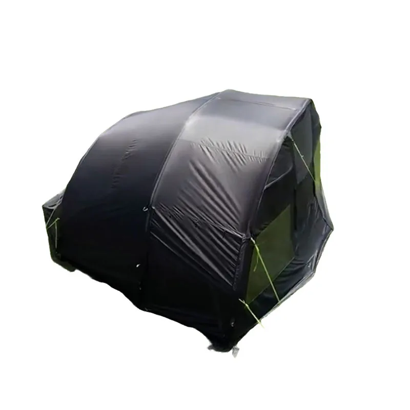 

Inflatable tent for duplex two-layer vehicle