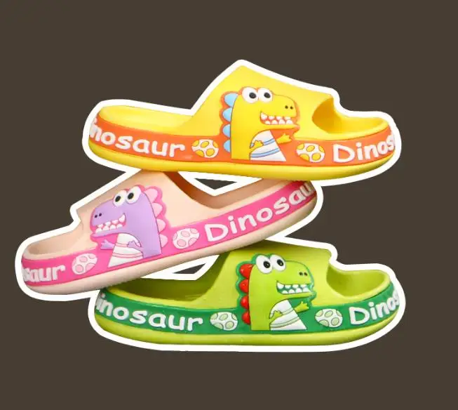 Dinosaurus Kinderslippers Antislip Jongen Meisjes Baby Ouder-Kind Thuis Buiten Slippers