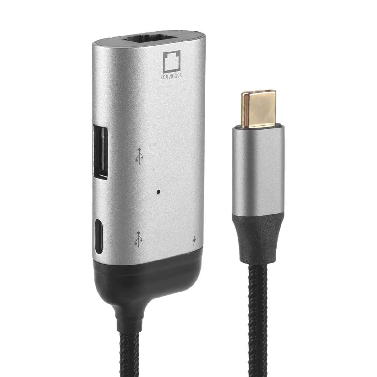 MAHA! 3 in 1 Type-C to Gigabit Ethernet Rj45 Lan PD Charging USB C Data Port Converter Adapter for TV PC MacBook Samsung S20