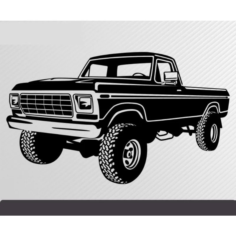 1978 Pickup Truck SUV - F 100  F150 Pickup - Car Digital  F150 raptorMen T-Shirt Casual Racing Car Fans Logo E