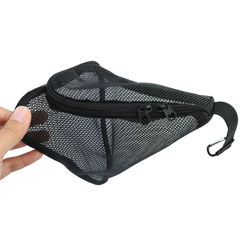 Outdoor Camping Storage Mesh Triangle Picnic Hanging Bag Vegetable Organize Tool Collapsible Basket Portable Net