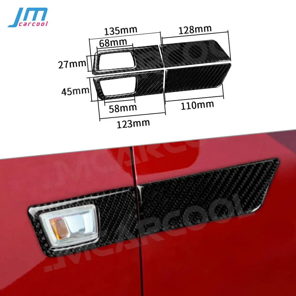 

Car Front Fender Side Turn Signal Lamp Light Carbon Fiber Decorative Cover Trim Stickers For Chevrolet Cruze 2009-2015