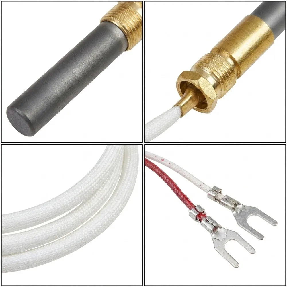 For 750mV Thermopile 36-inch Length U-Fork For spade Terminal Connector for Rheem Gas Appliances and Heating Units