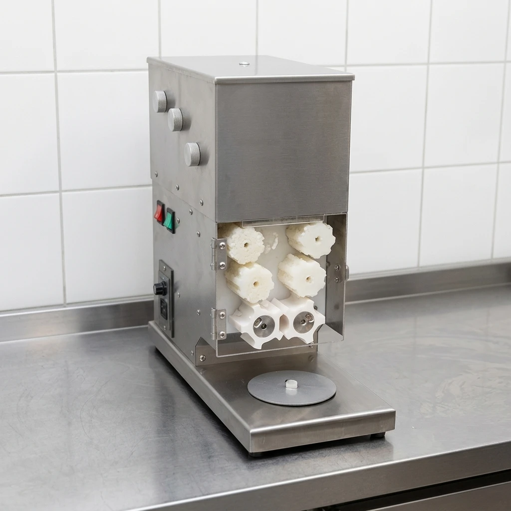 Stainless steel rice ball slicing machine, automatic rice ball slicing machine