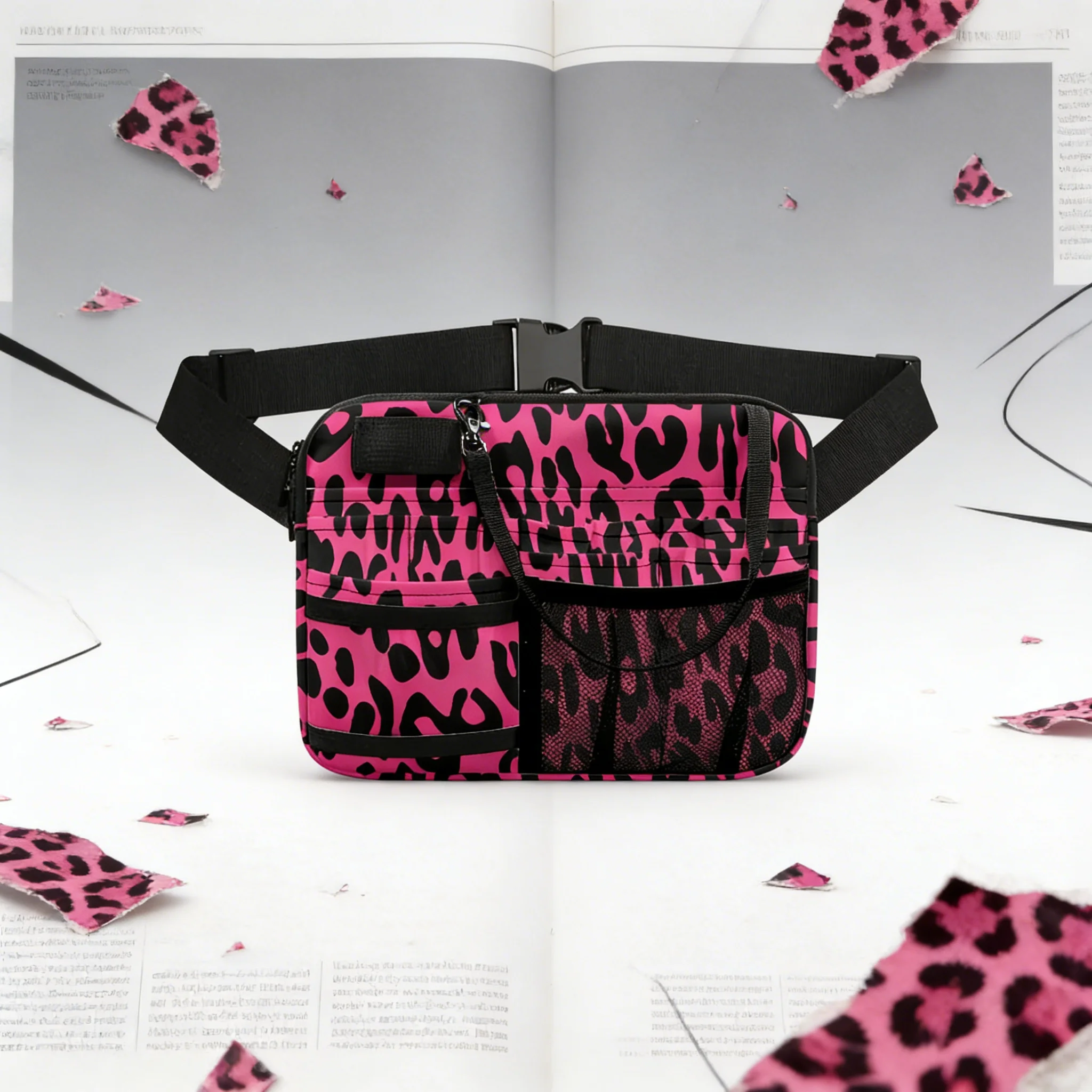 

Мультяшная медицинская поясная сумка для медсестер, многокарманный поясной рюкзак, водонепроницаемый чехол для медсестер