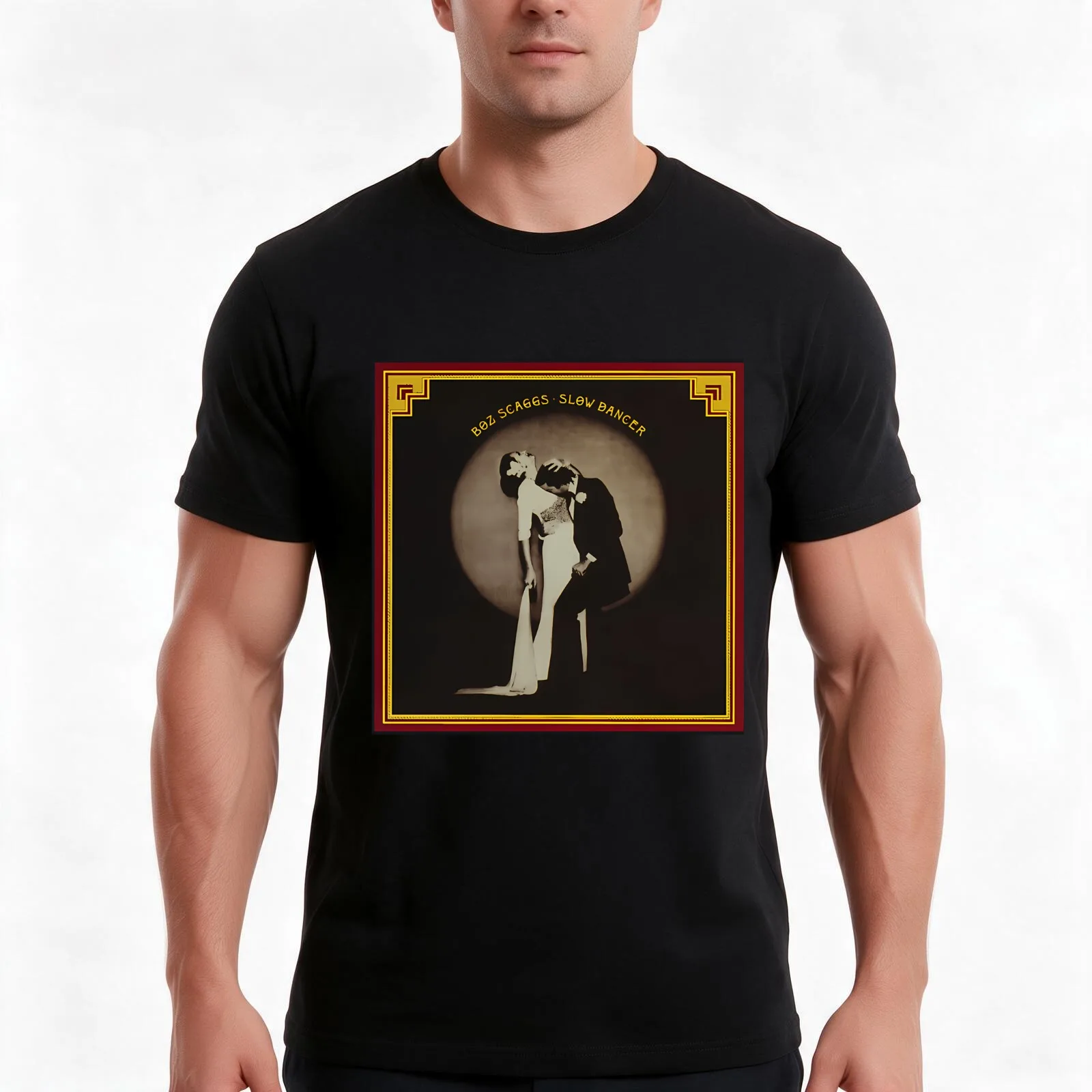 Boz Scaggs Slow Dancer T-Shirt, Summer Casual Cotton Tee, Oversized Streetwear Tops, Vintage Graphic Print, Unisex Men Women