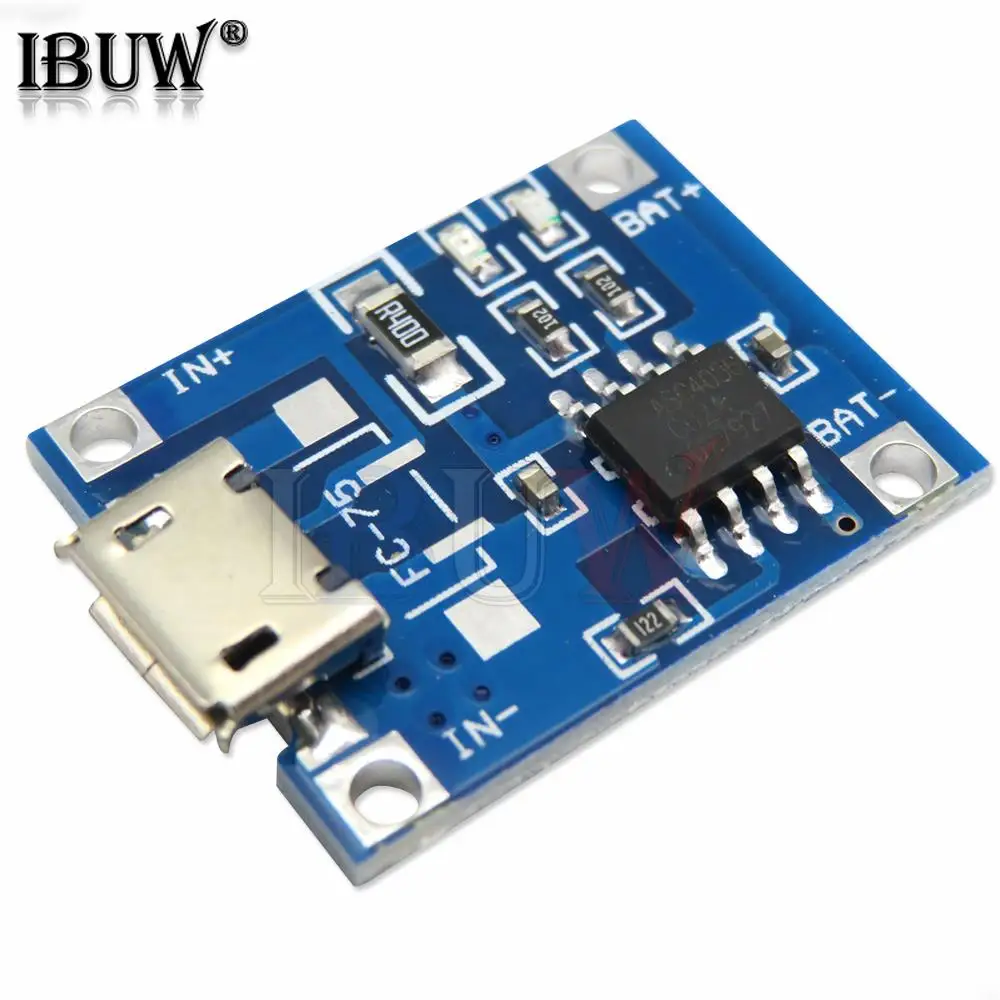 5PCS 5V 1A 18650 TP4056 Lithium Battery Charger Module Charging Board Protection Dual Functions Type-c/Micro/Mini USB MT3608